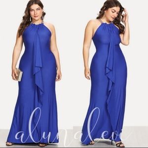RESTOCKED!!! Plus size floor length gown Z